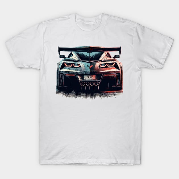 Chevrolet Corvette T-Shirt by Vehicles-Art